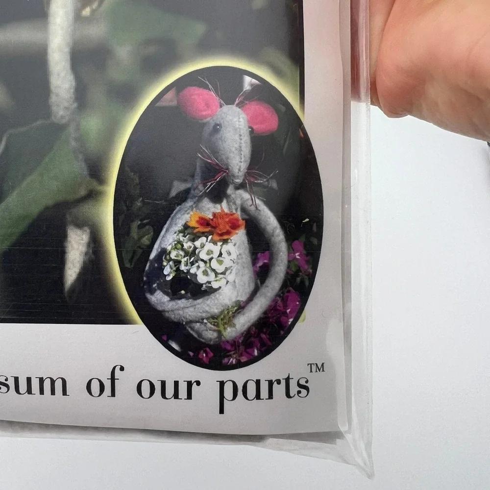 Rattus‎ Illuminatus Fashion Rat Kit 2004 Sealed DIY Felt Doll Kit Creepy Cute